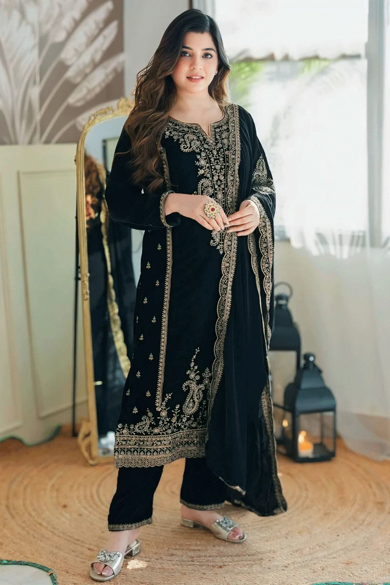 Kashmiri Black Jama